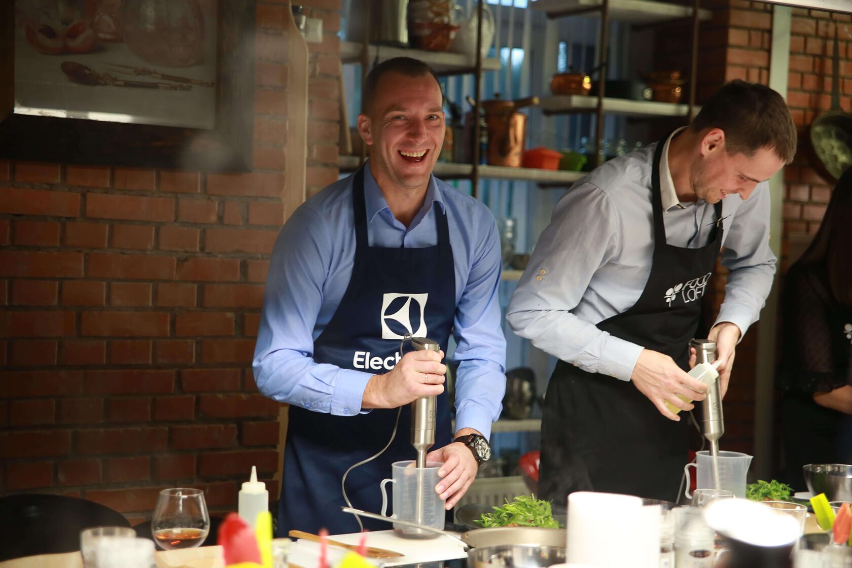 Атмосфера вечера в кулинарной студии на Васильевском