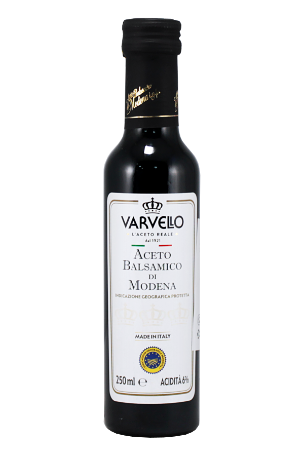 Уксус бальзамический I.G.P. королевская серия ВАРВЕЛЛО, круглая бутылка 250мл
