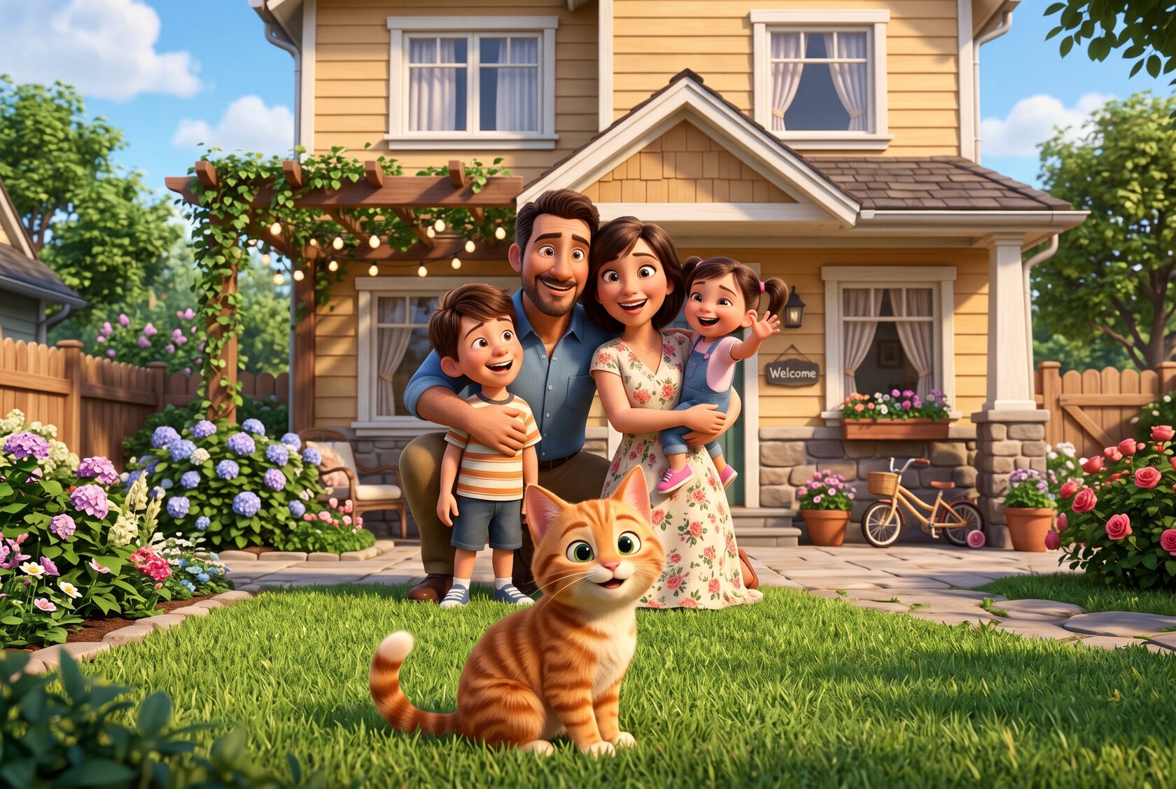 Анимированные персонажи мультфильма