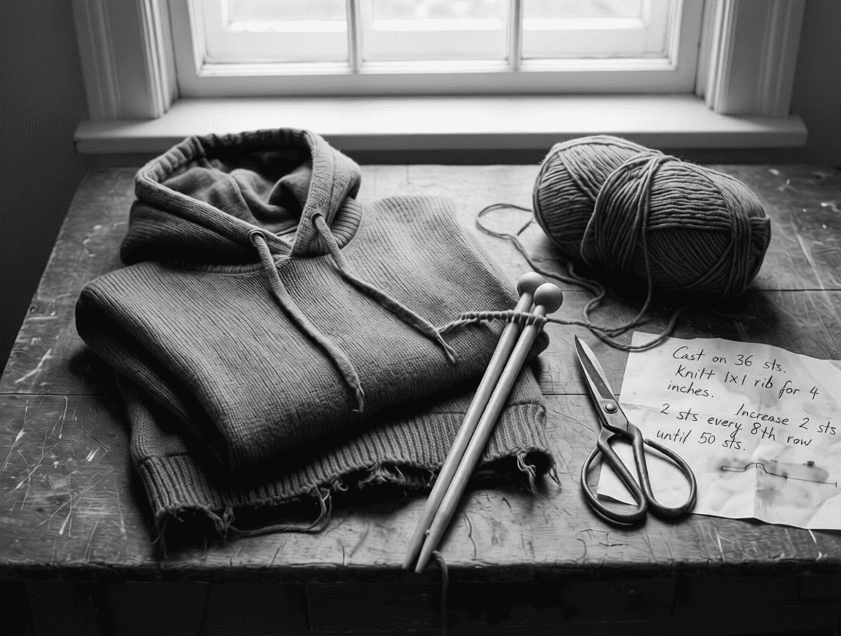 Вяжем худи с капюшоном и карманами