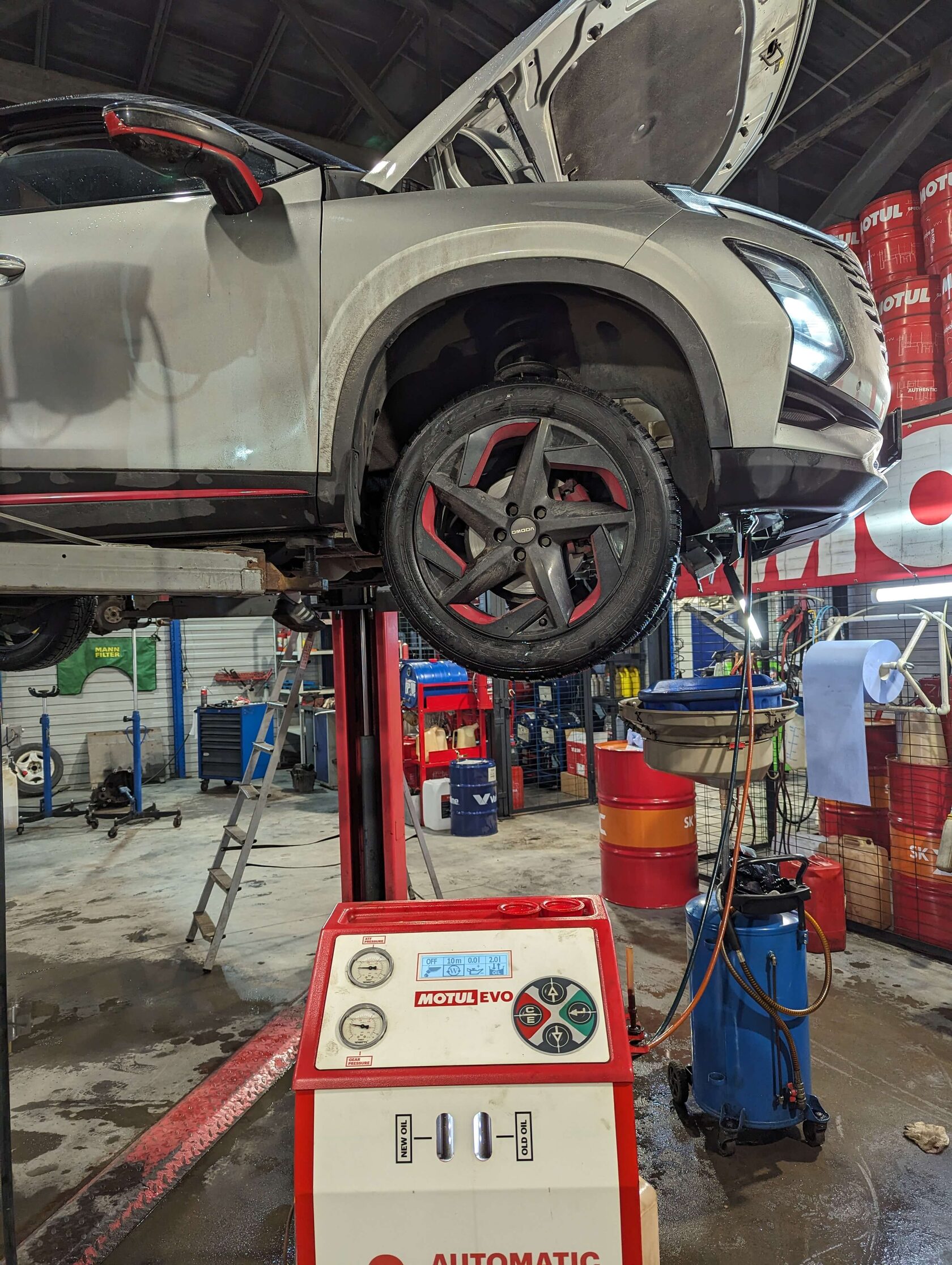 Состояние масла вариатора Omoda