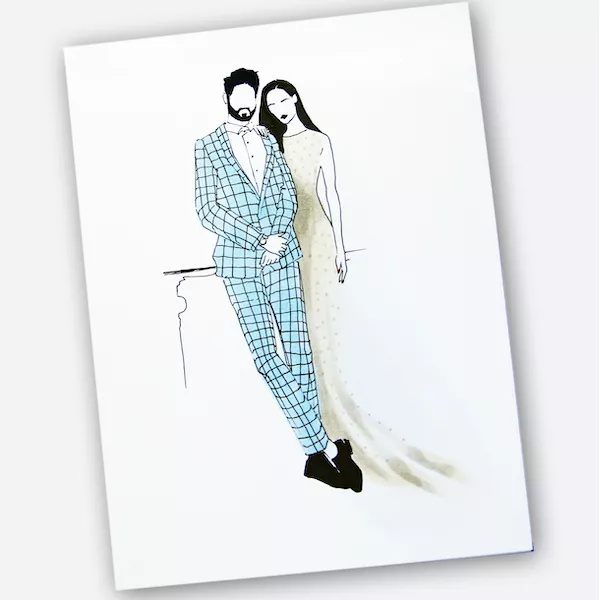 Фэшн скетч Fashion sketch