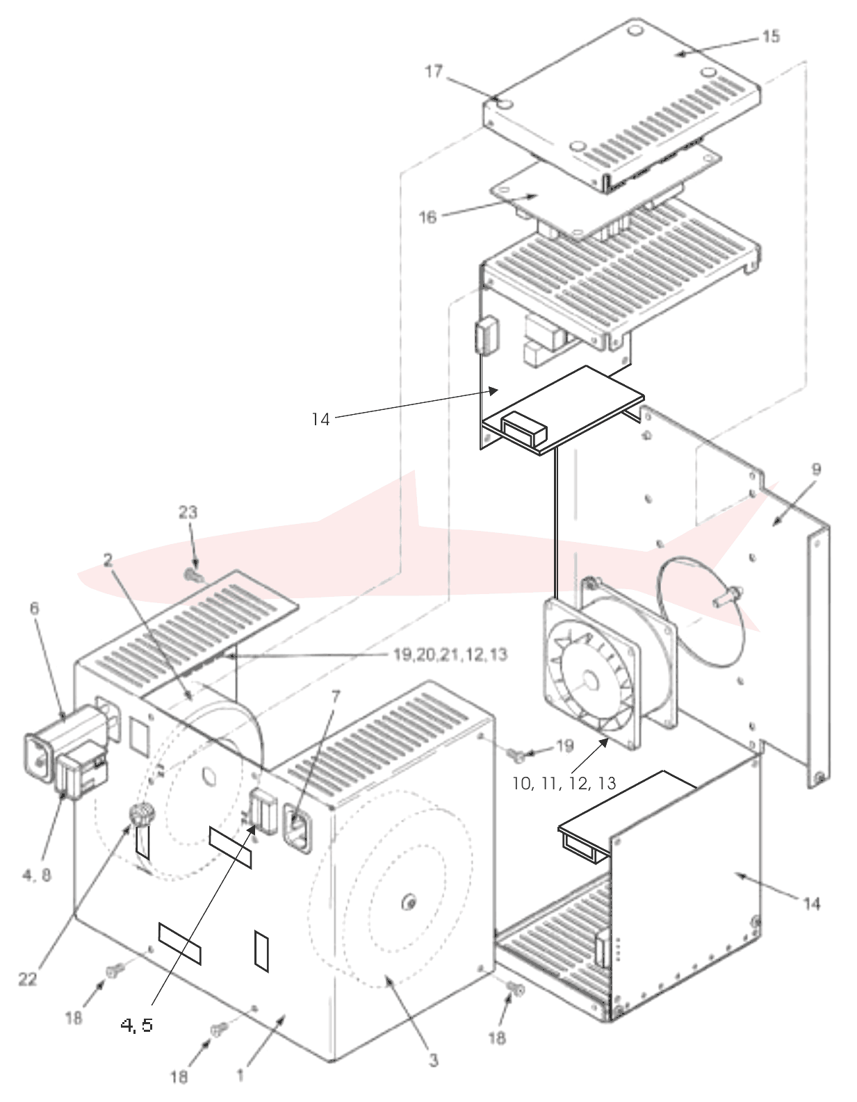 Morgana Documaster 125-01-08 Black Box Assembly — схема деталей