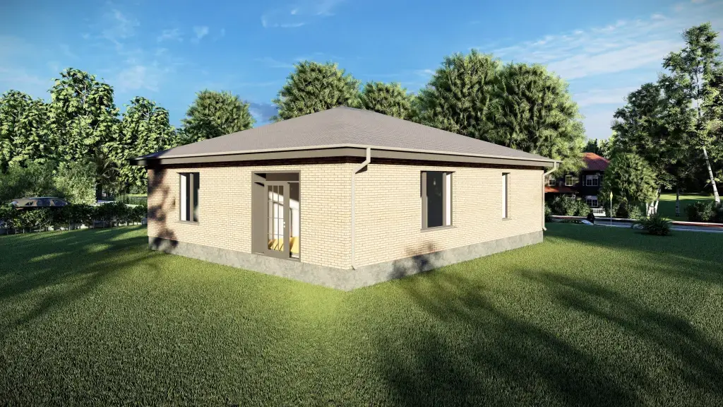 Проект одноэтажного дома 1-111 — 111 м²