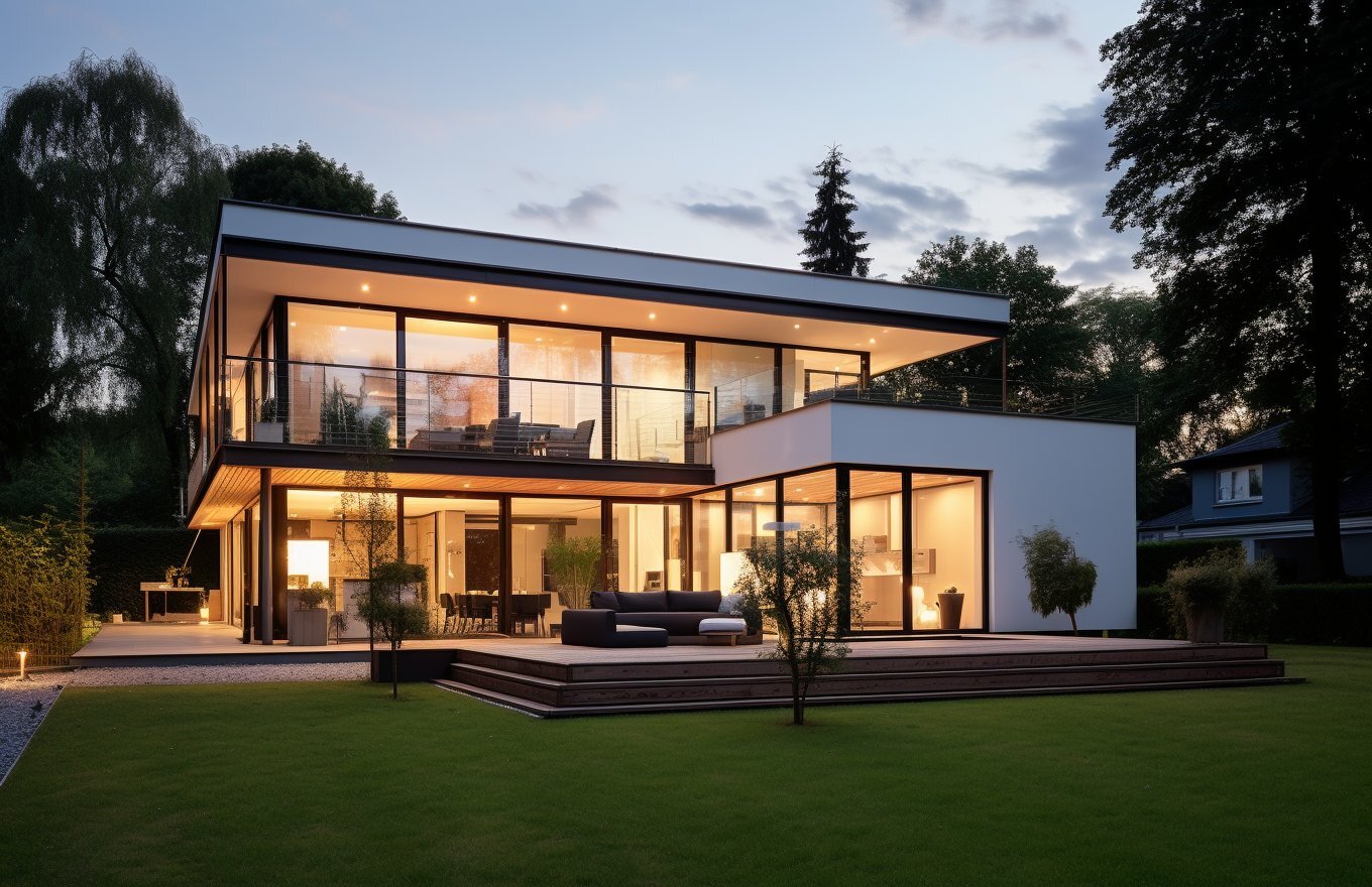 проект дома с террасой