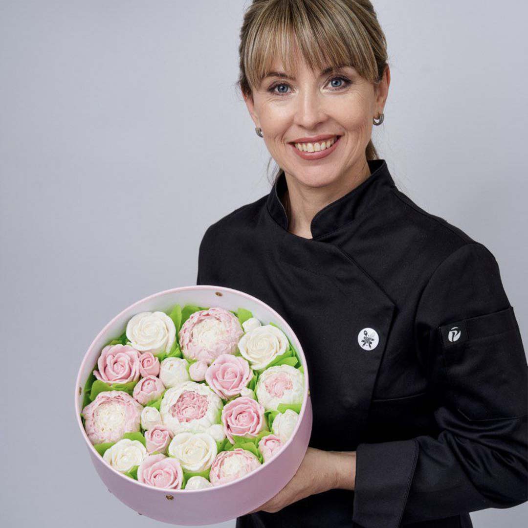 Съедобные букеты из зефира в подарок на День рождения и Юбилей