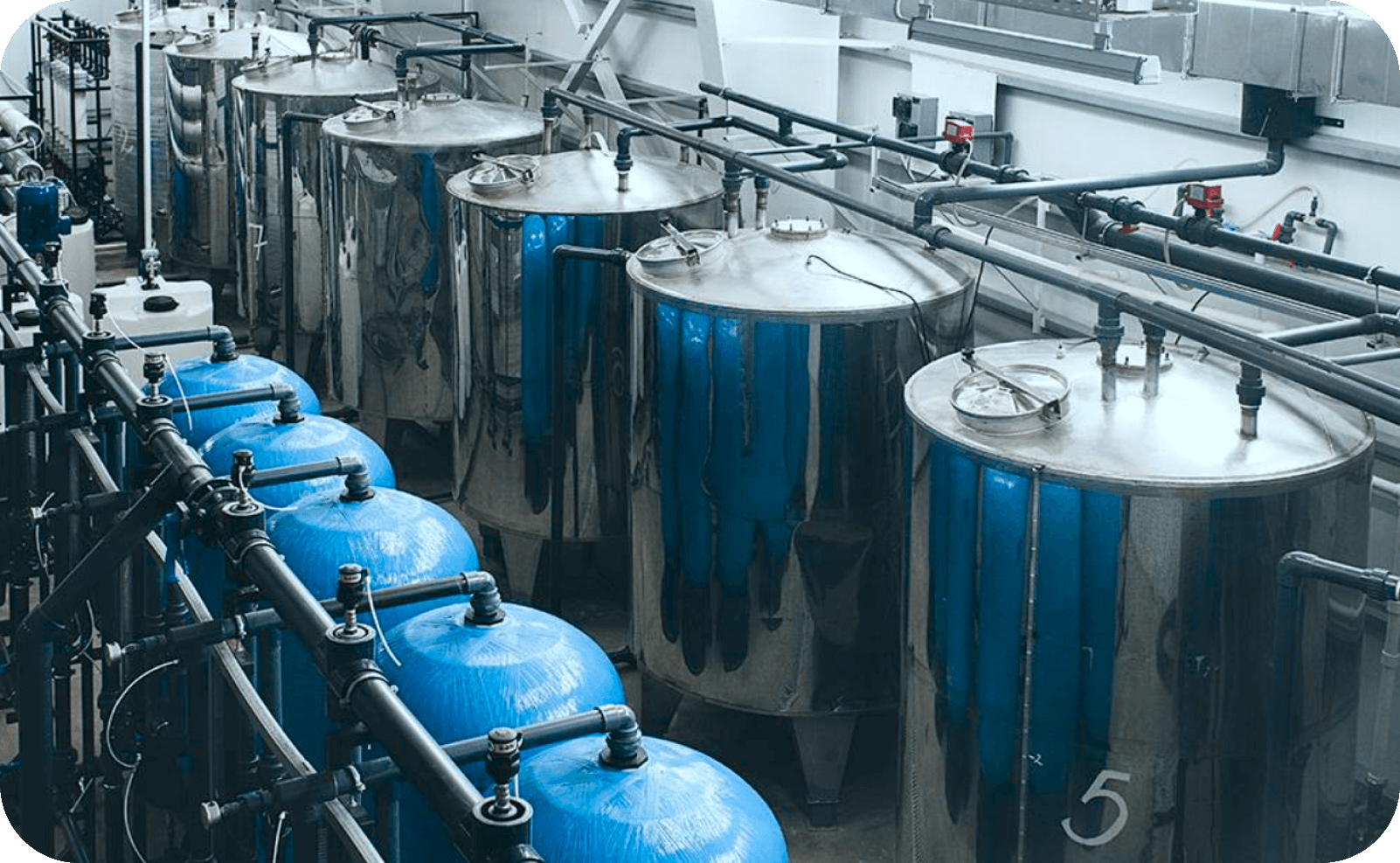 Производство с баками для изготовления препарата Деарген