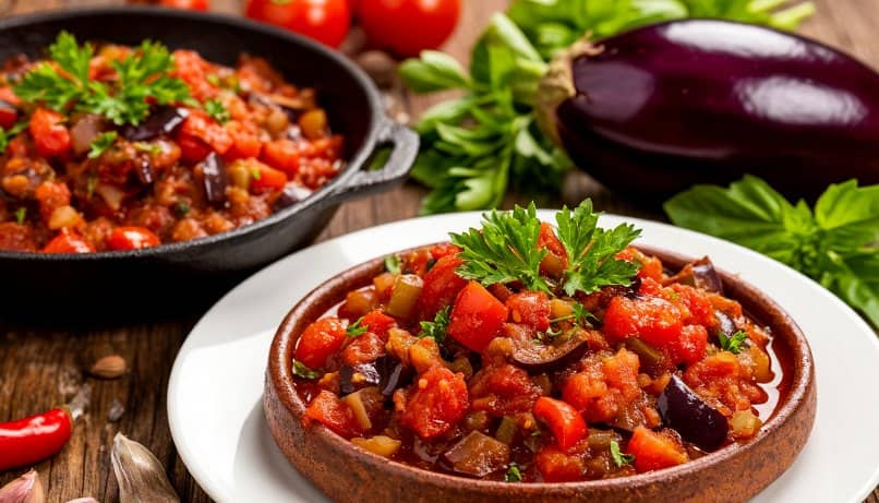 Аджапсандали по-грузински с мясом