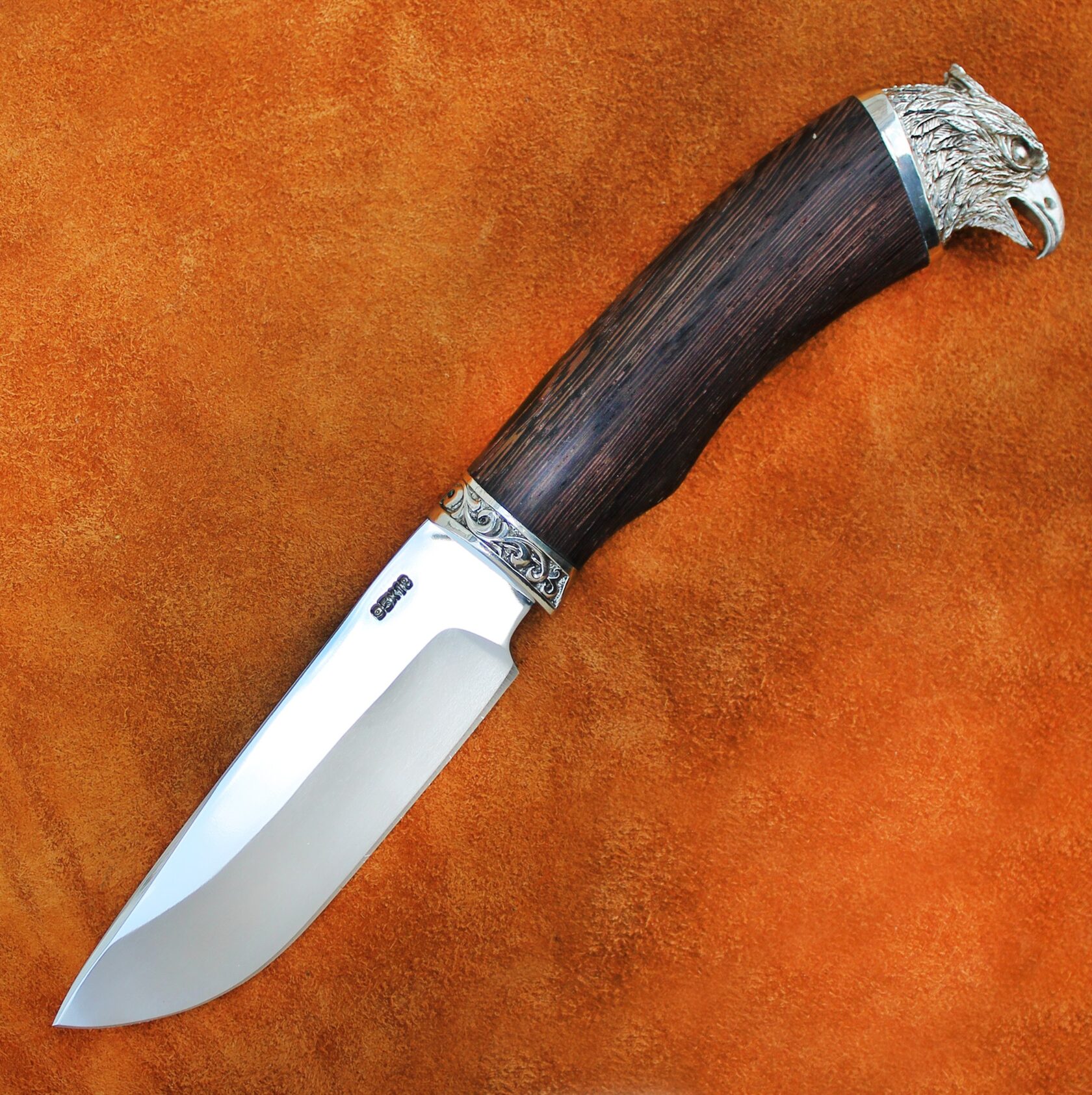 Нож охотник (сталь Vanadis 10 ). Нож Таймень 95х18. Кованые ножи. Кованые охотничьи ножи. Купить нож охотник