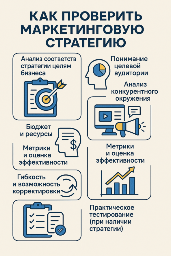 Как проверить маркетинговую стратегию? Как понять на сколько она качественная и адекватна рынку?