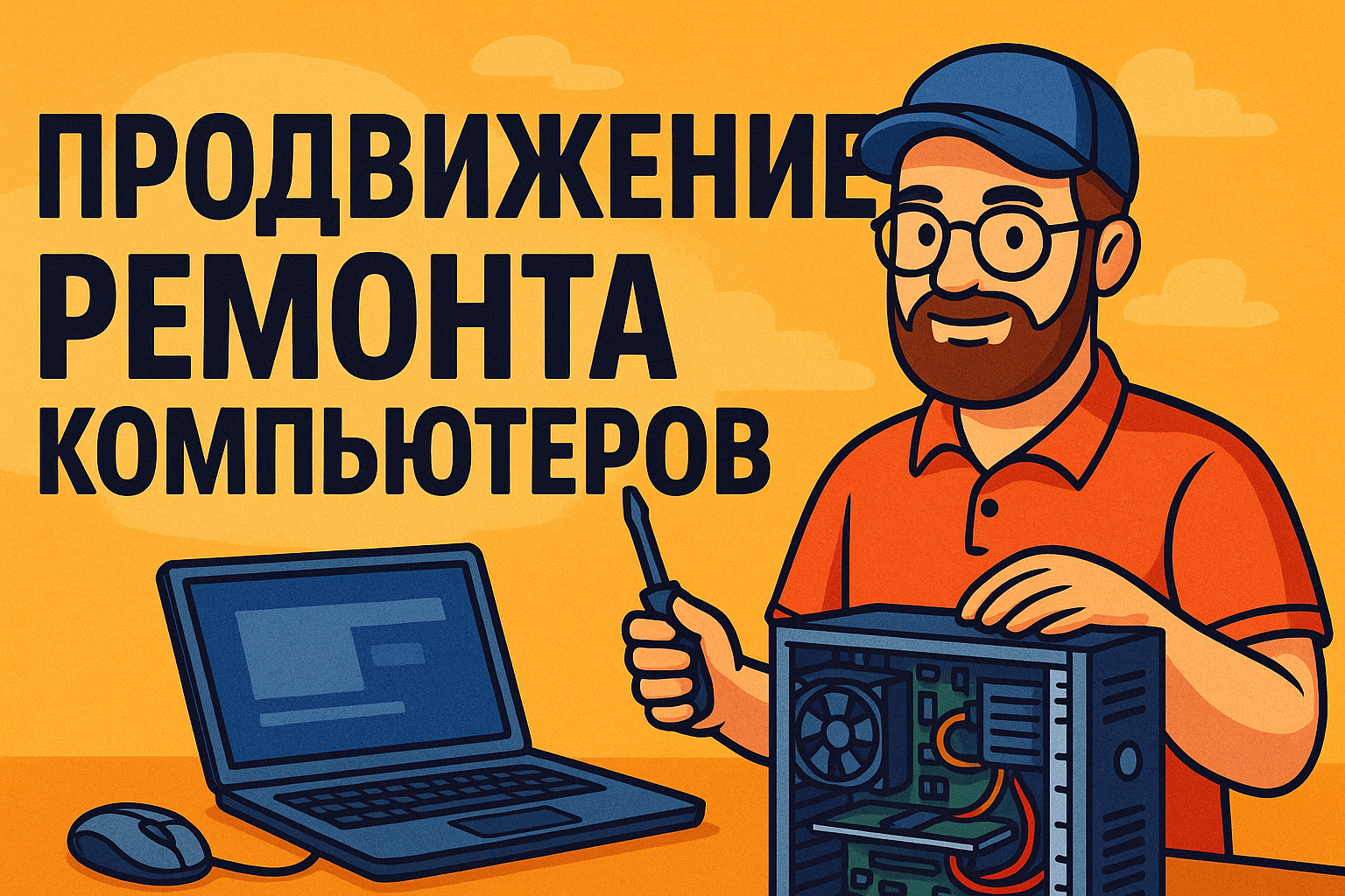 Продвижение и реклама ремонта компьютеров