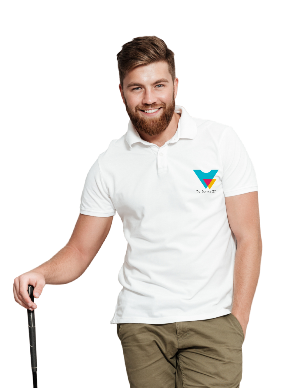 полло с логотипом 