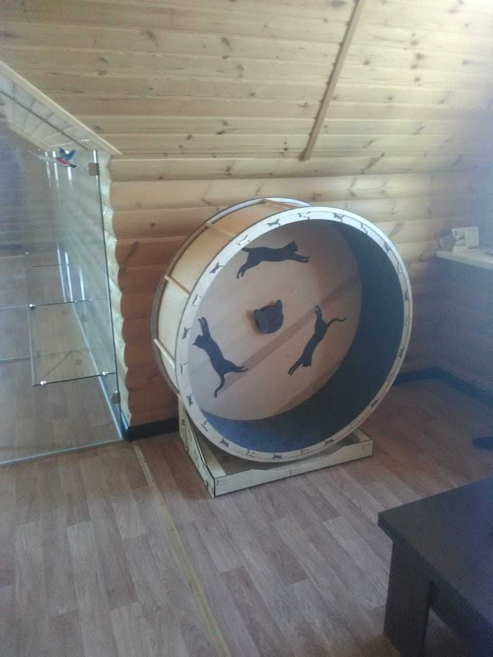 Беговое колесо из фанеры