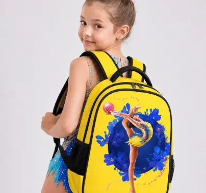Rhythmic gymnastics backpack design