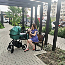 коляска adamex 2 в 1 экокожа