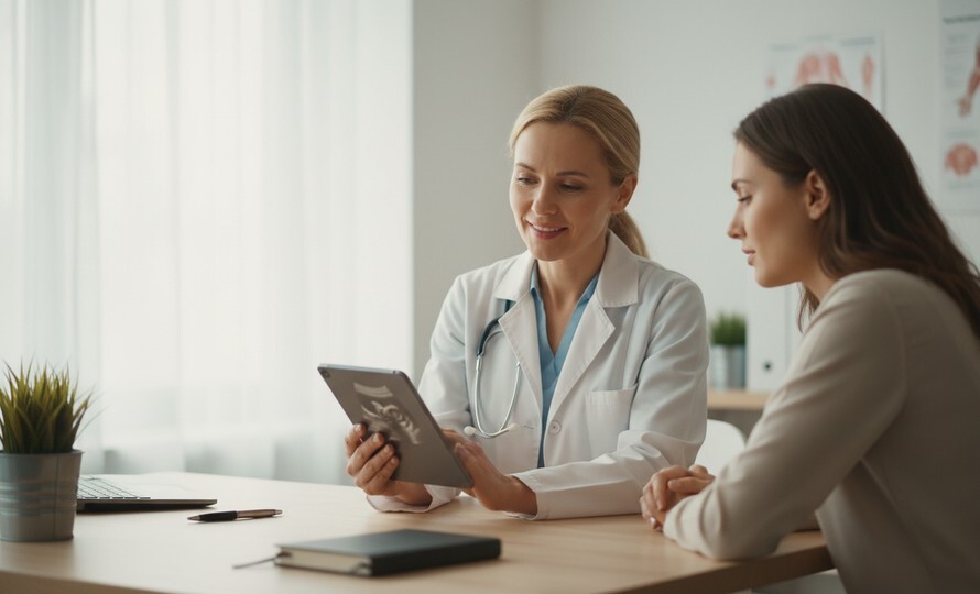 Консультация гинеколога по поводу кисты яичника