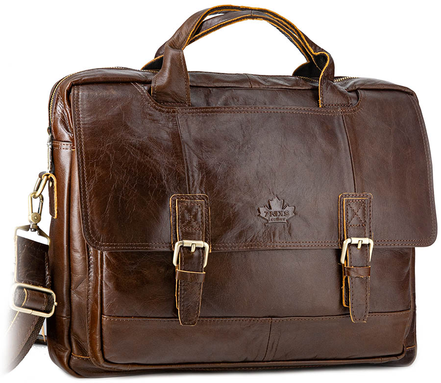 Мужские кожаные сумки, портфели, барсетки с ремнём через плечо