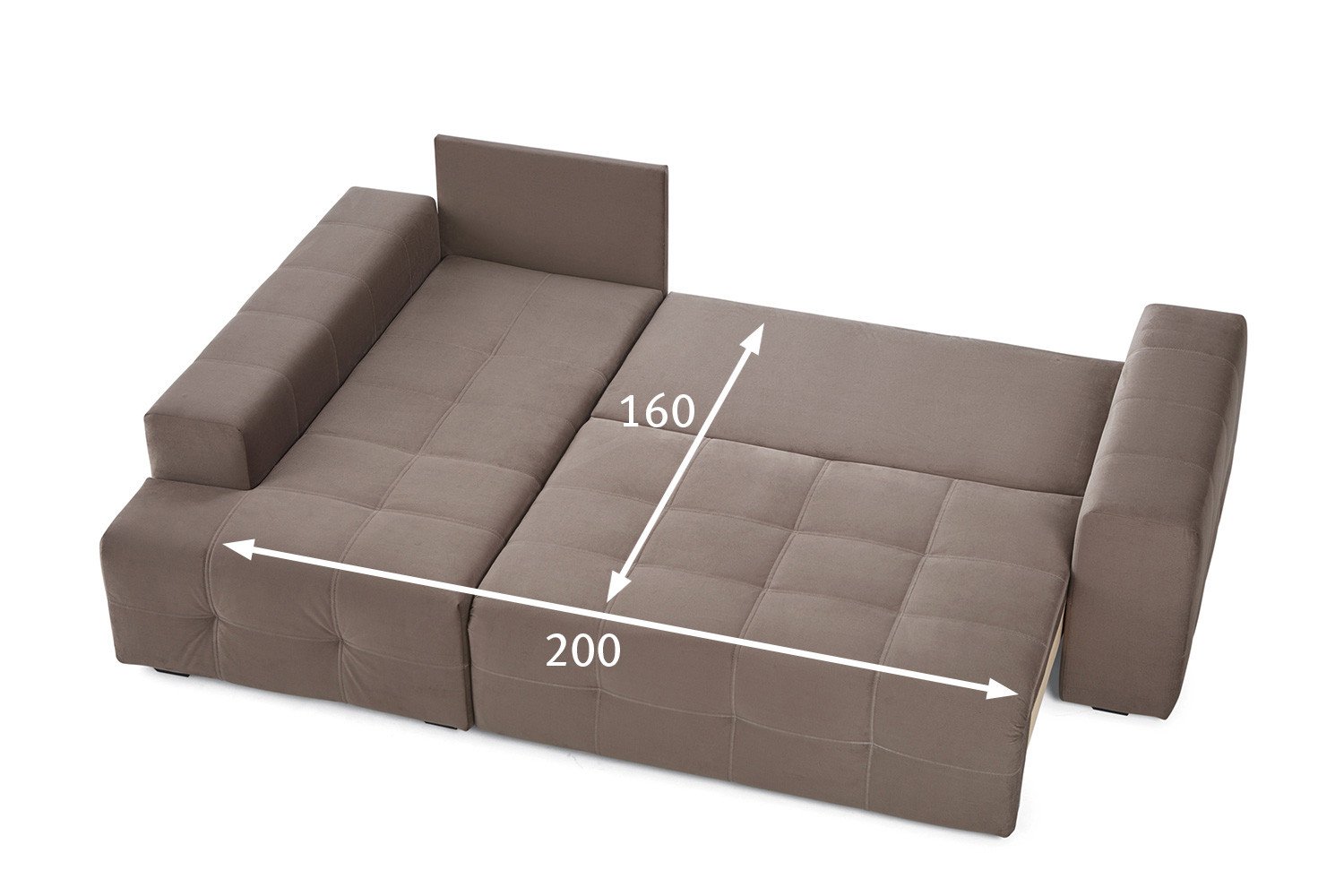 угловой диван кровать питсбург с левым углом