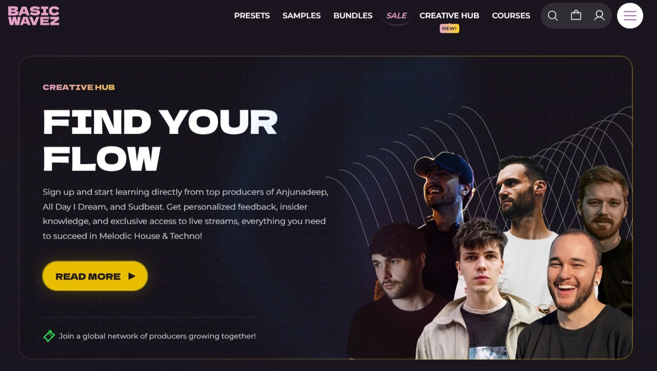 Basic Wavez sample pack для электронной музыки