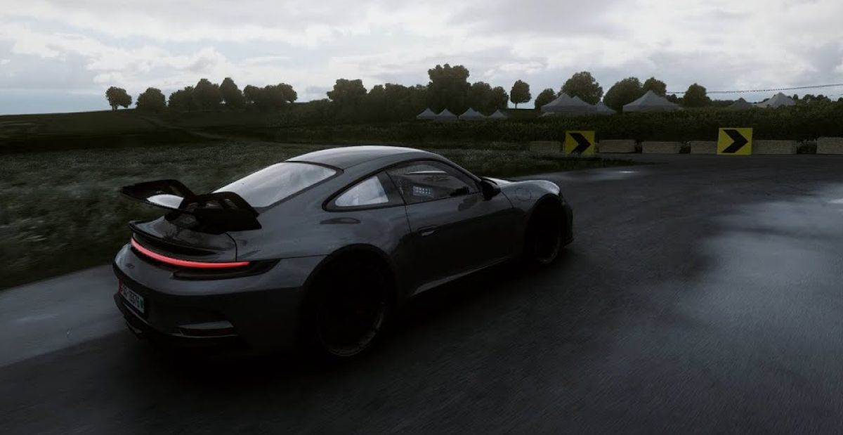 Демонстрация графики и ее детализации в симуляторе 