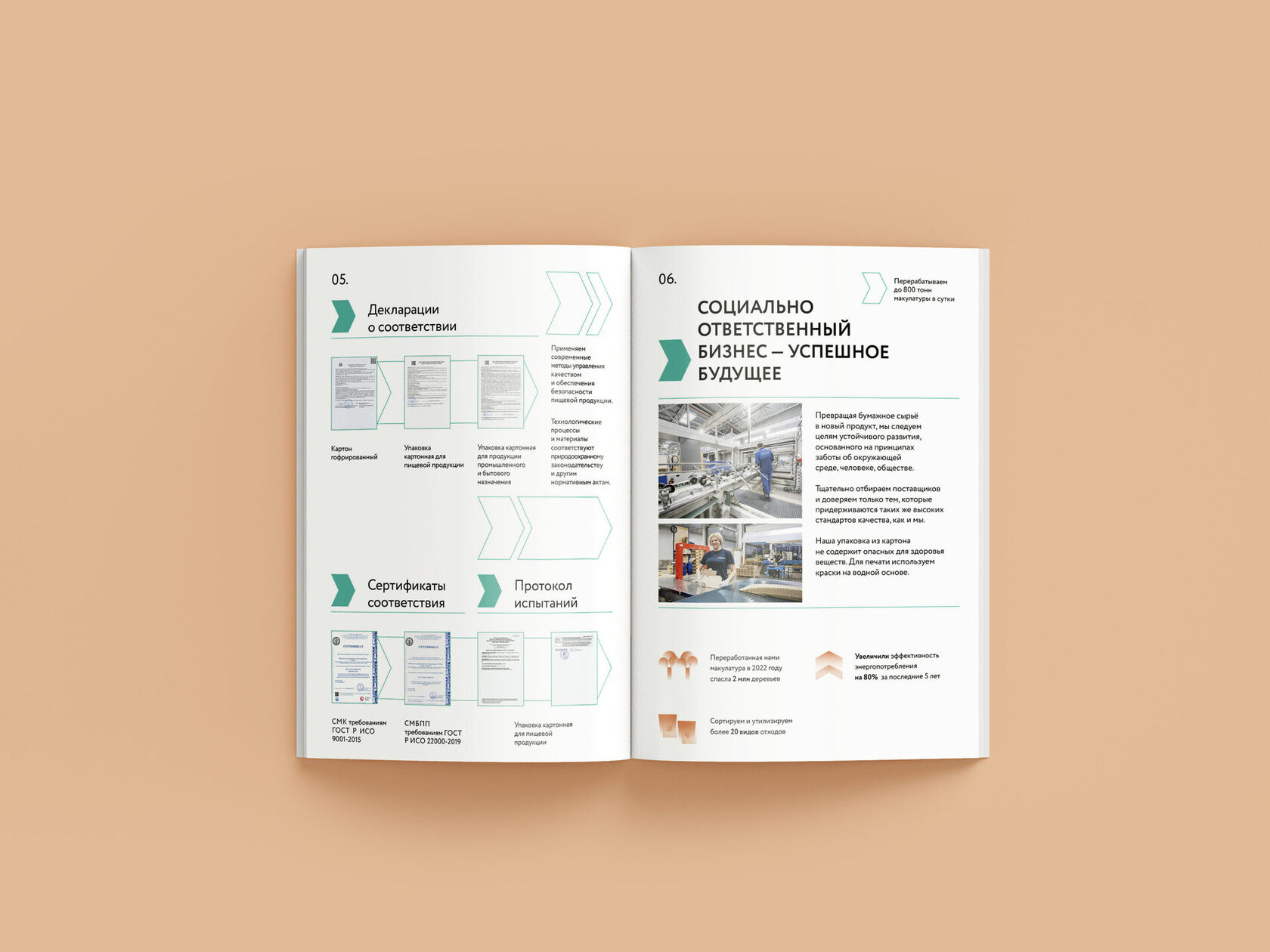 Разработка презентации для производителя гофрокартона