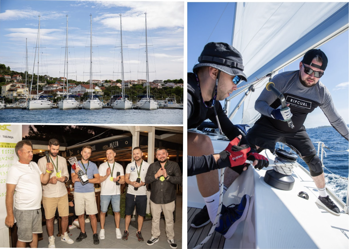 Лодка компании Chibbis на IT-Регате в Хорватии