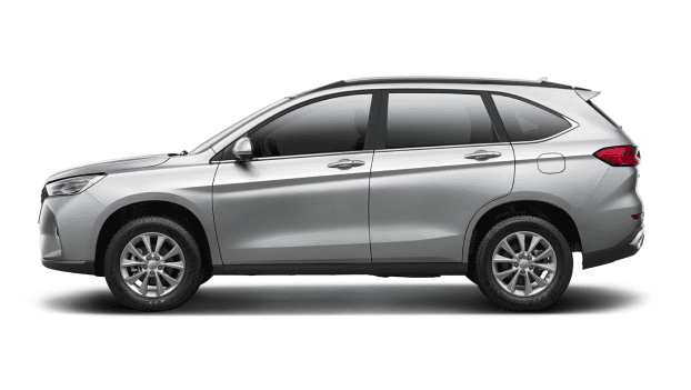 Серый Haval M6, вид сбоку
