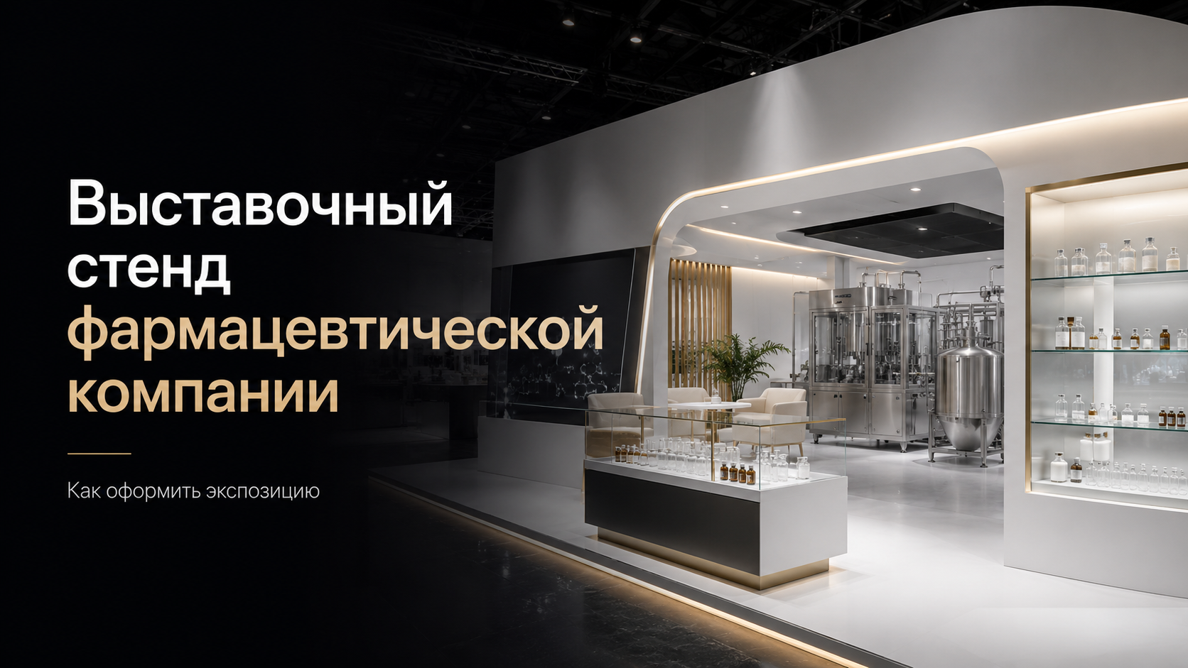Выставочный стенд фармацевтической компании