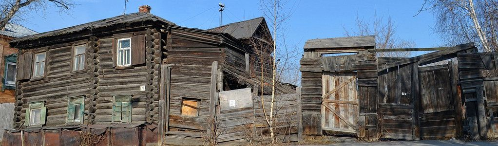 Перекраска деревянных домов в Екатеринбурге - Техцвет