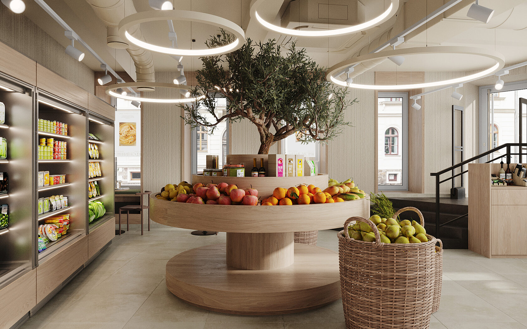 APXPLAN. Дизайн кафе-маркета «Вкусно и Ягоды»