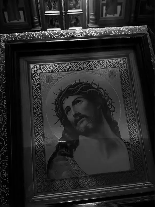 Икона Иисус Христос в терновом венце