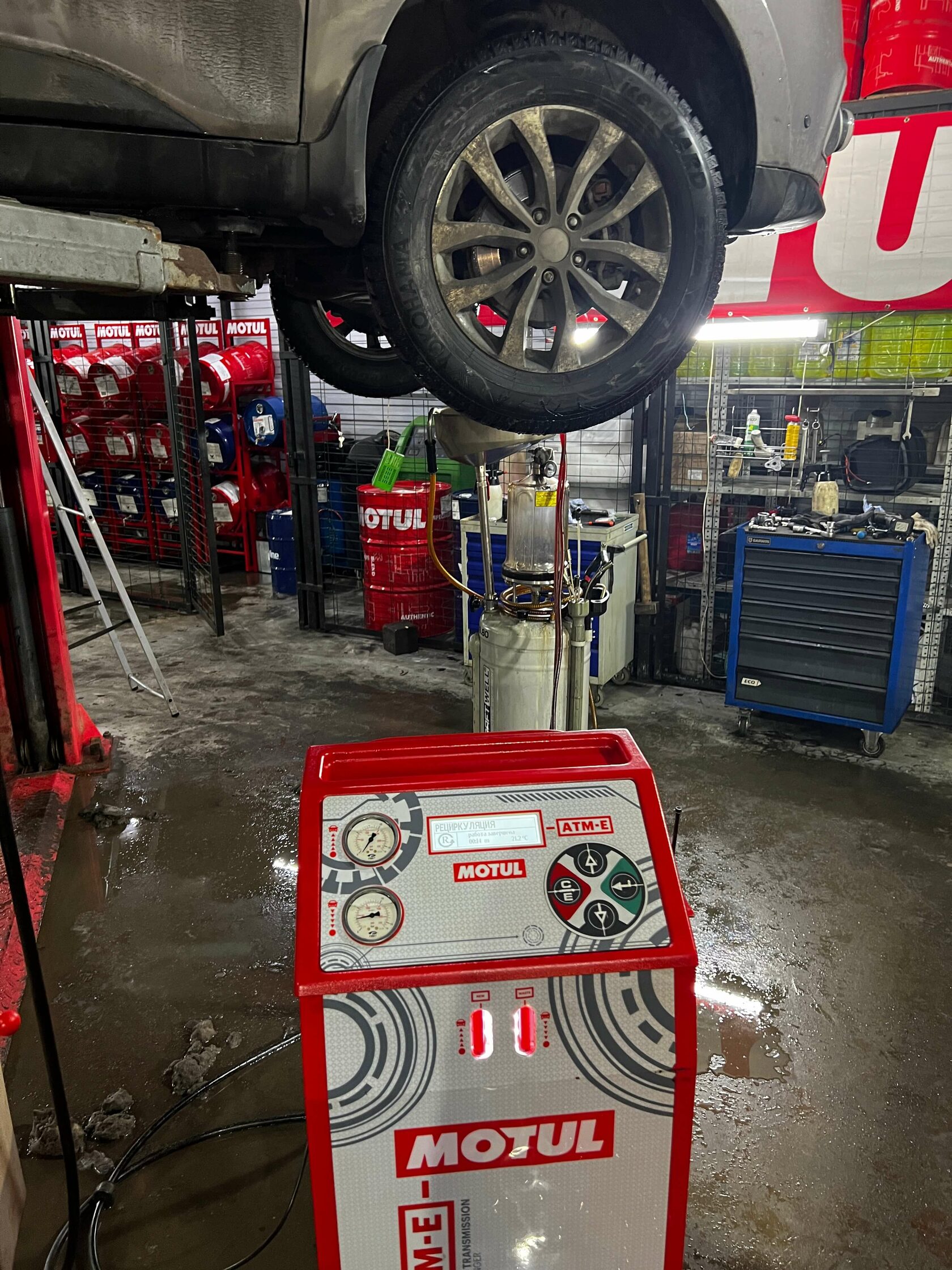 Результат замены масла в АКПП Hyundai