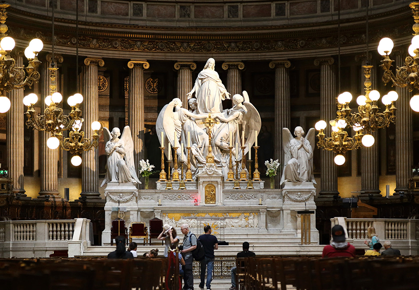 Церковь Мадлен (церковь Святой Марии Магдалины). Город Париж. Франция. - Мои пут