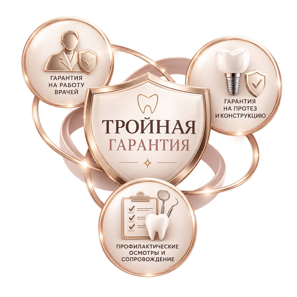 Тройная гарантия стоматологии Наследие