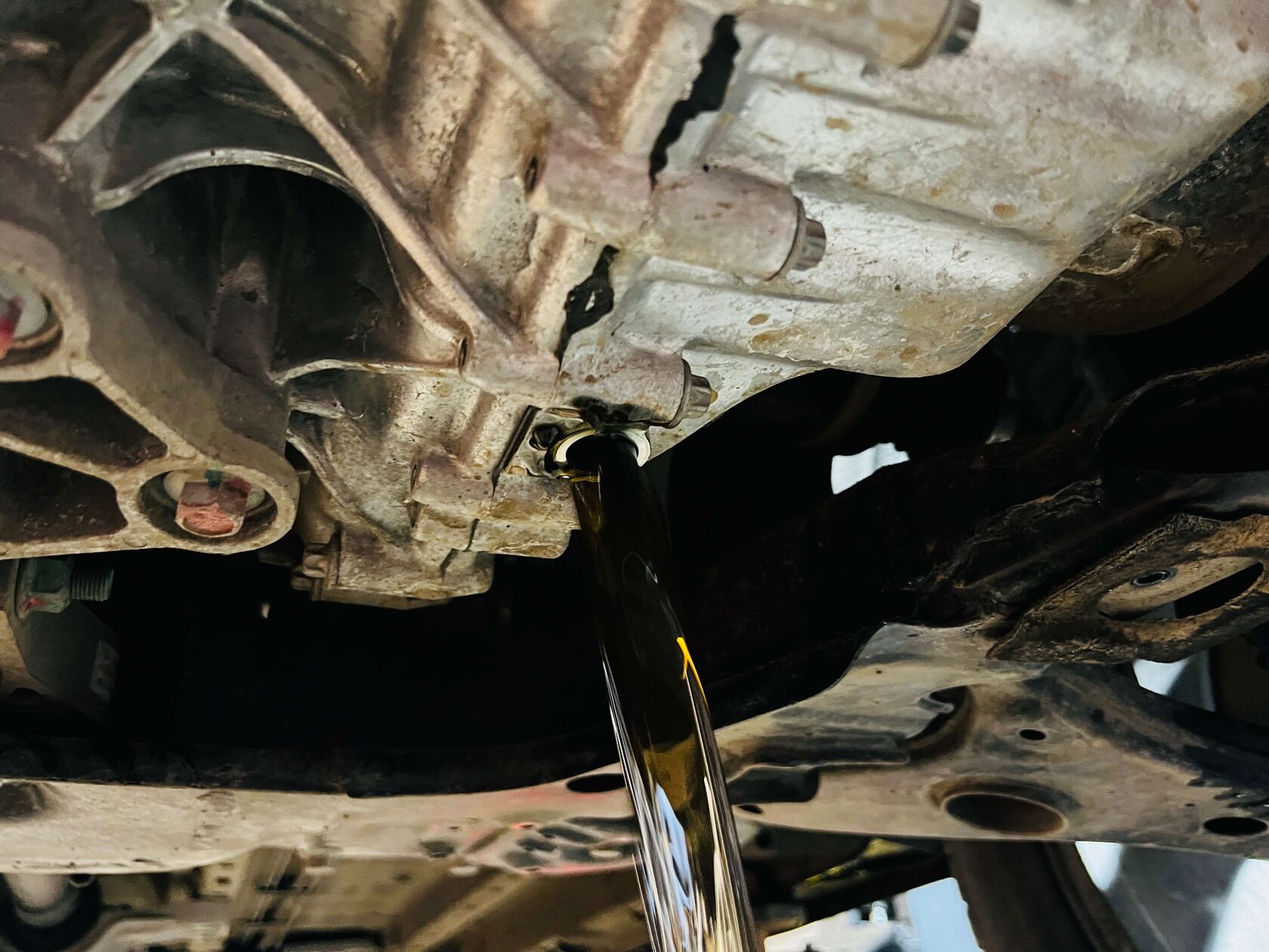 Слив масла из РКПП 740DHB Jetour T2