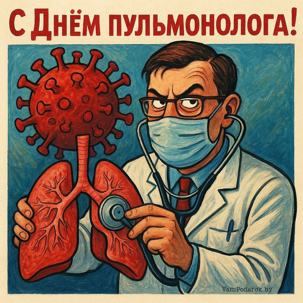 17 мая – День пульмонолога - открытка