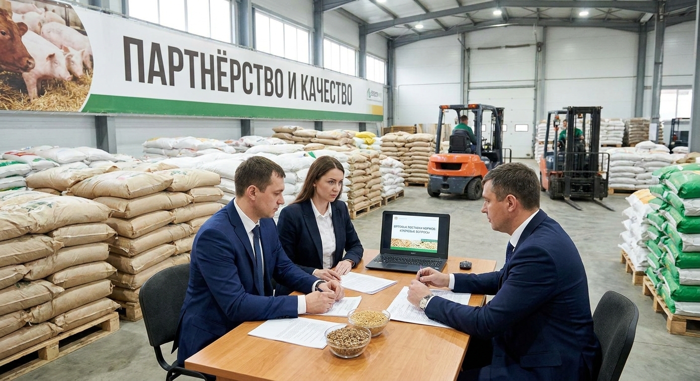 Оптовые поставки кормов для животных