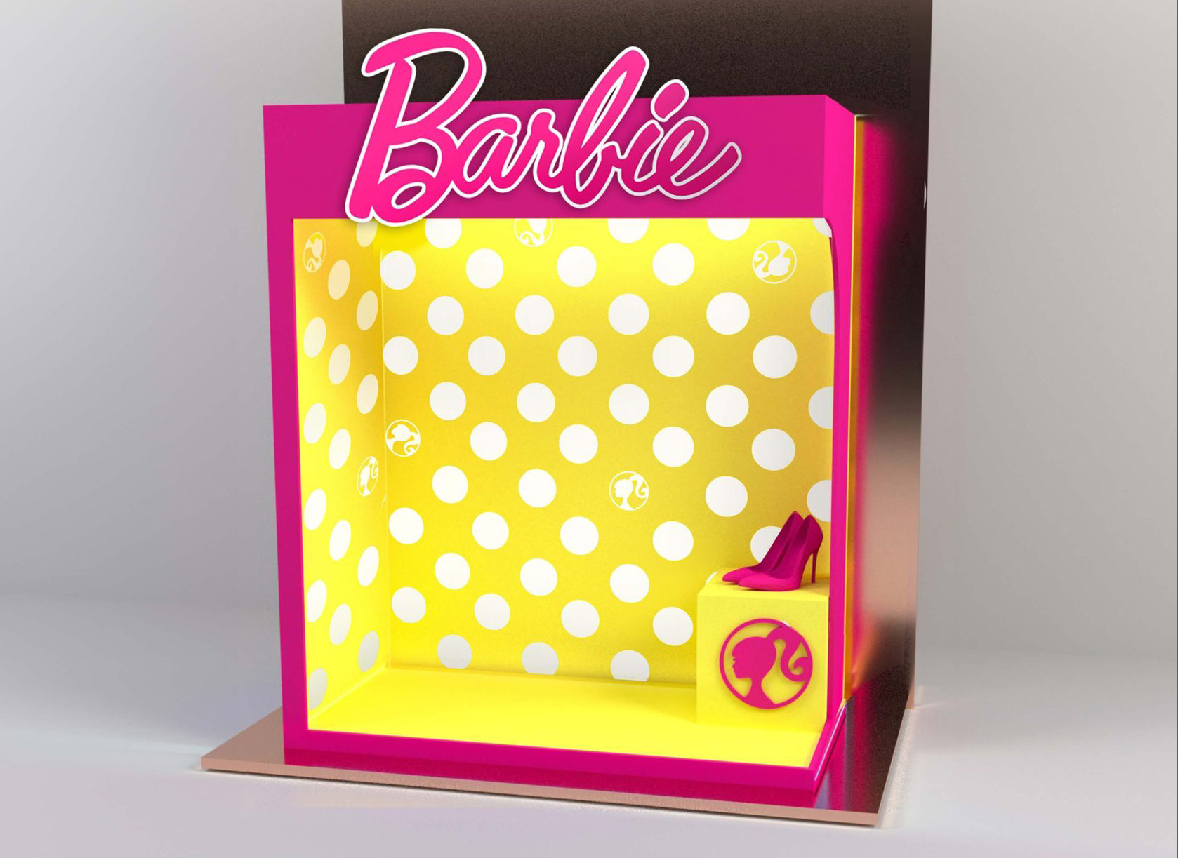 Большая коробка для Барби