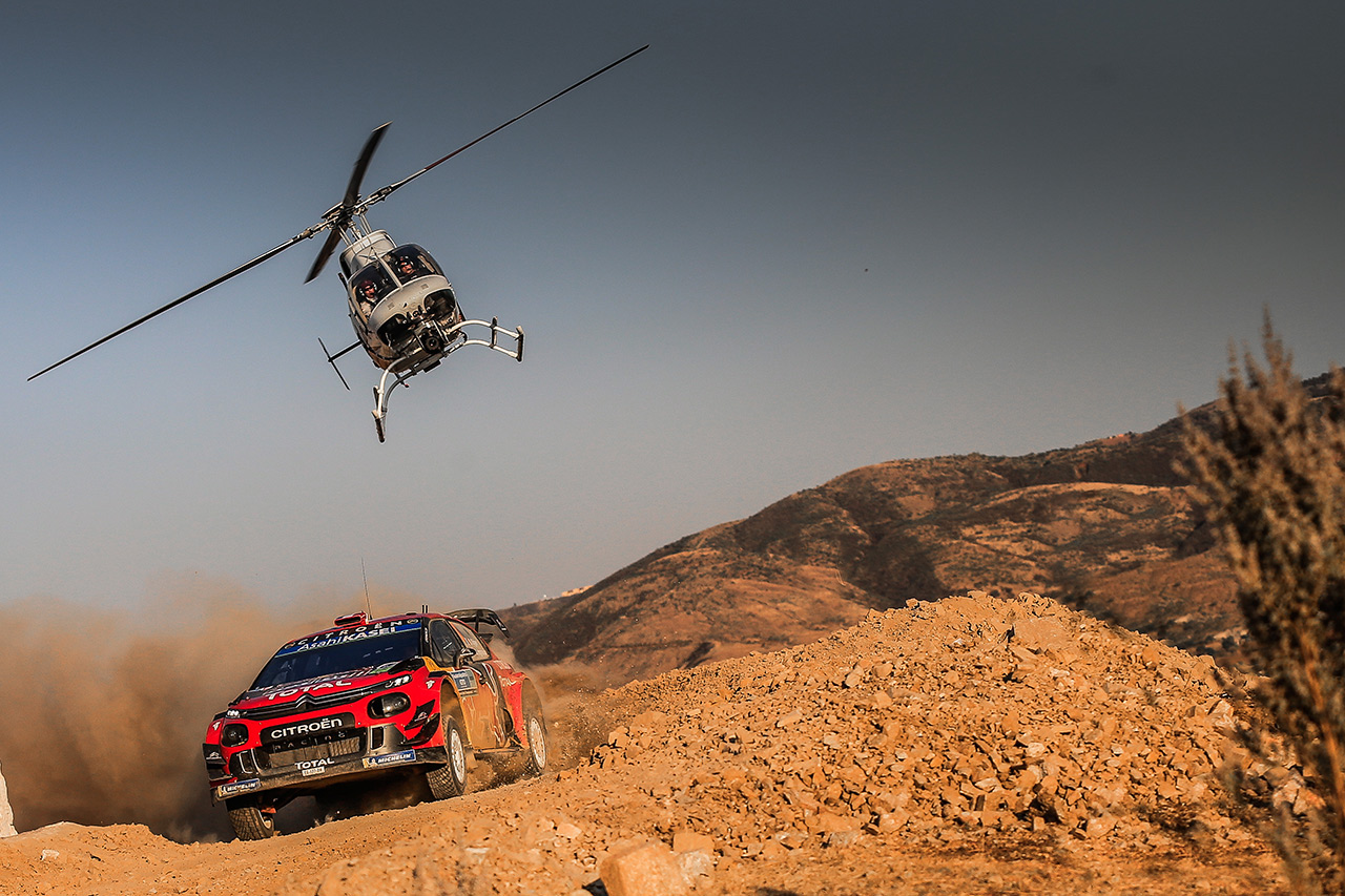 Себастьен Ожье и Жюльен Инграссиа, Citroen C3 WRC, ралли Мексика 2019