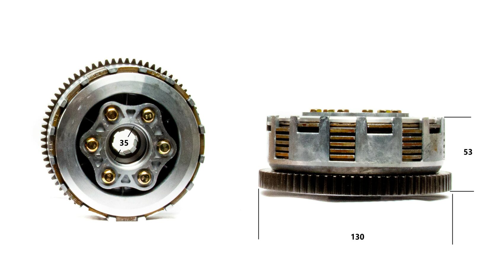 Барабан сцепл. в сборе163FML-2(CB200-C)165FML(CBB200)165FMM(CBB250 ...
