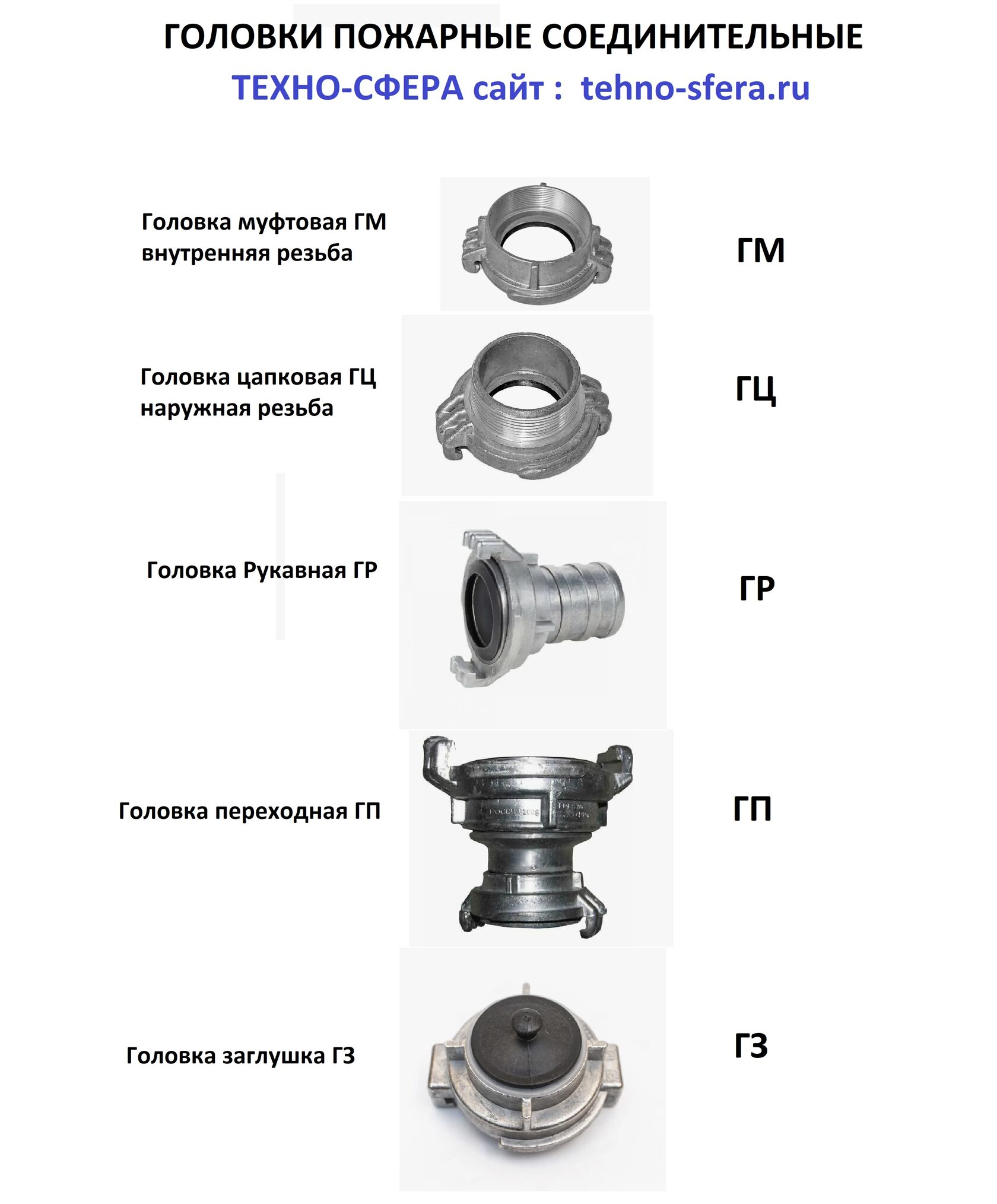 головка пожарная 