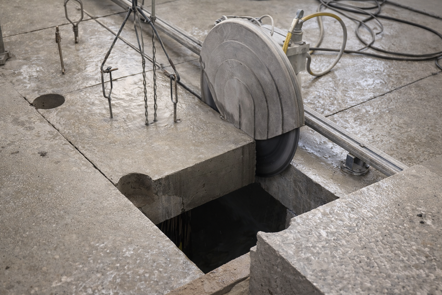 Алмазная резка перекрытий: