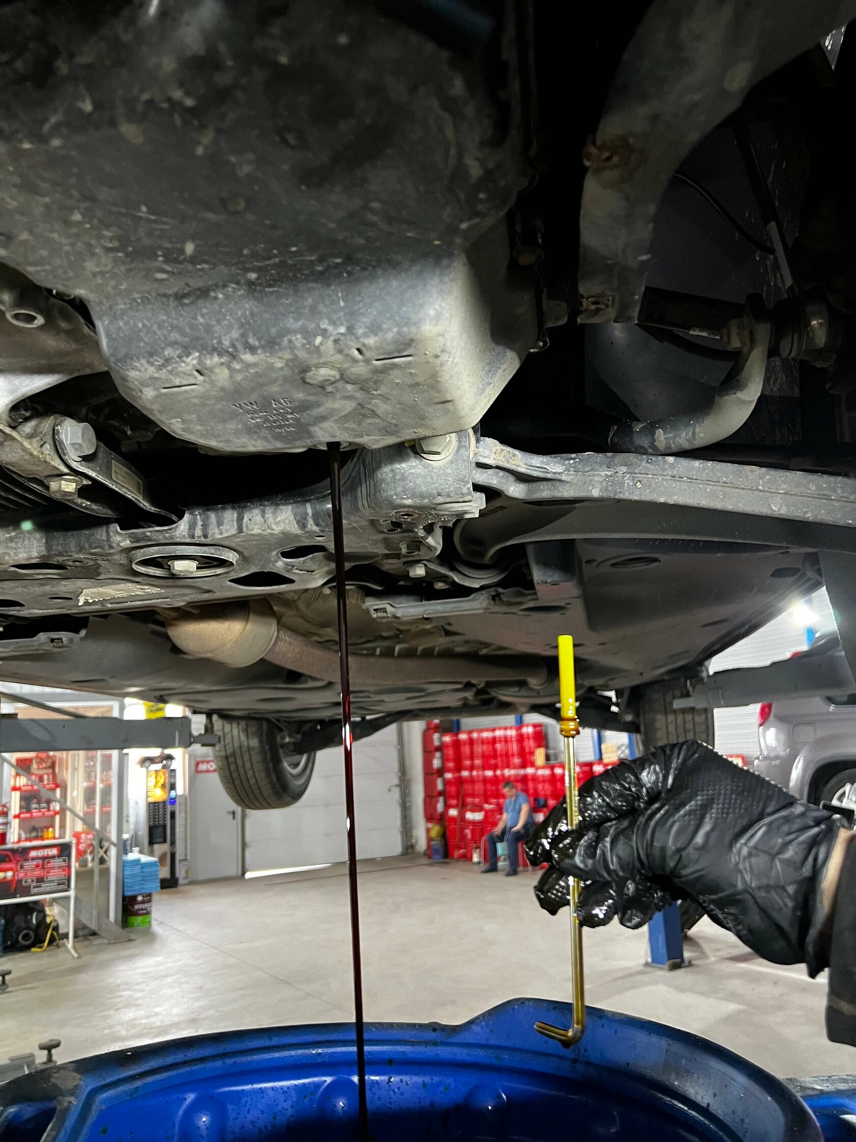 Выкручивание контрольного стакана