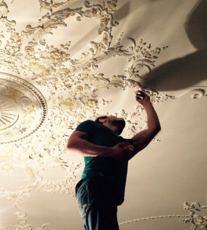 Роспись потолка, Роспись потолка на заказ, Художественная роспись потолка