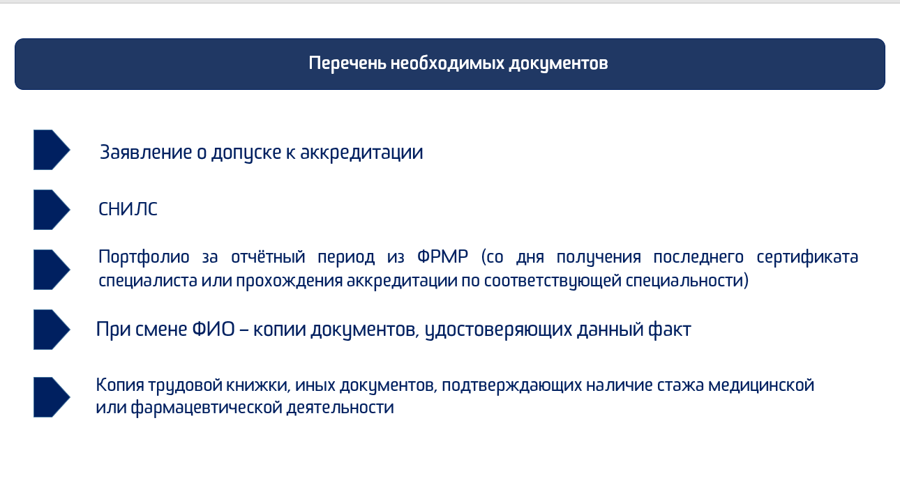 Аккредитация медицинских работников – личный кабинет и как подать заявление