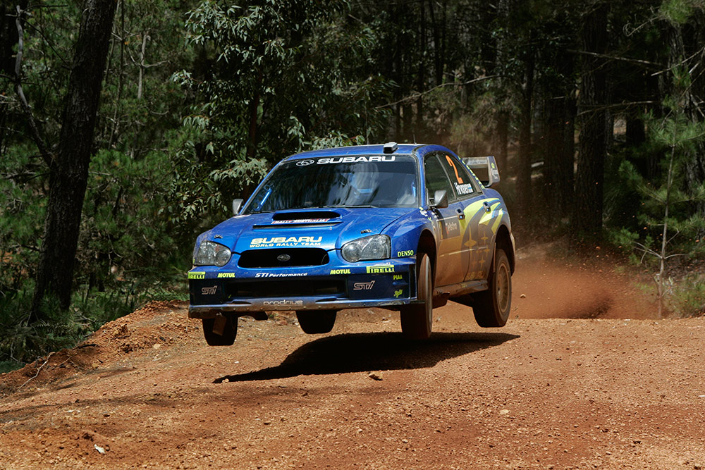 Микко Хирвонен и Ярмо Лехтинен, Subaru Impreza S10 WRC '04 (JT53 SRT), ралли Австралия 2004