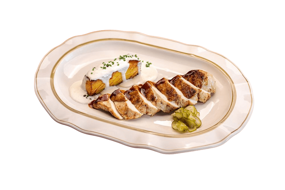 салат Нисуаз с муксуном