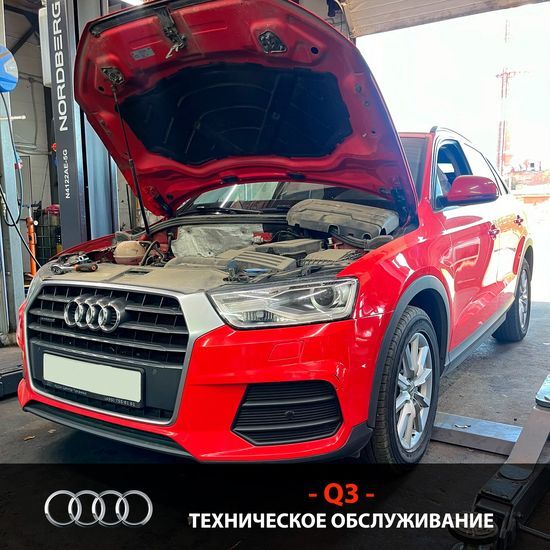 Audi Q3 на обслуживании в Брейн-Авто