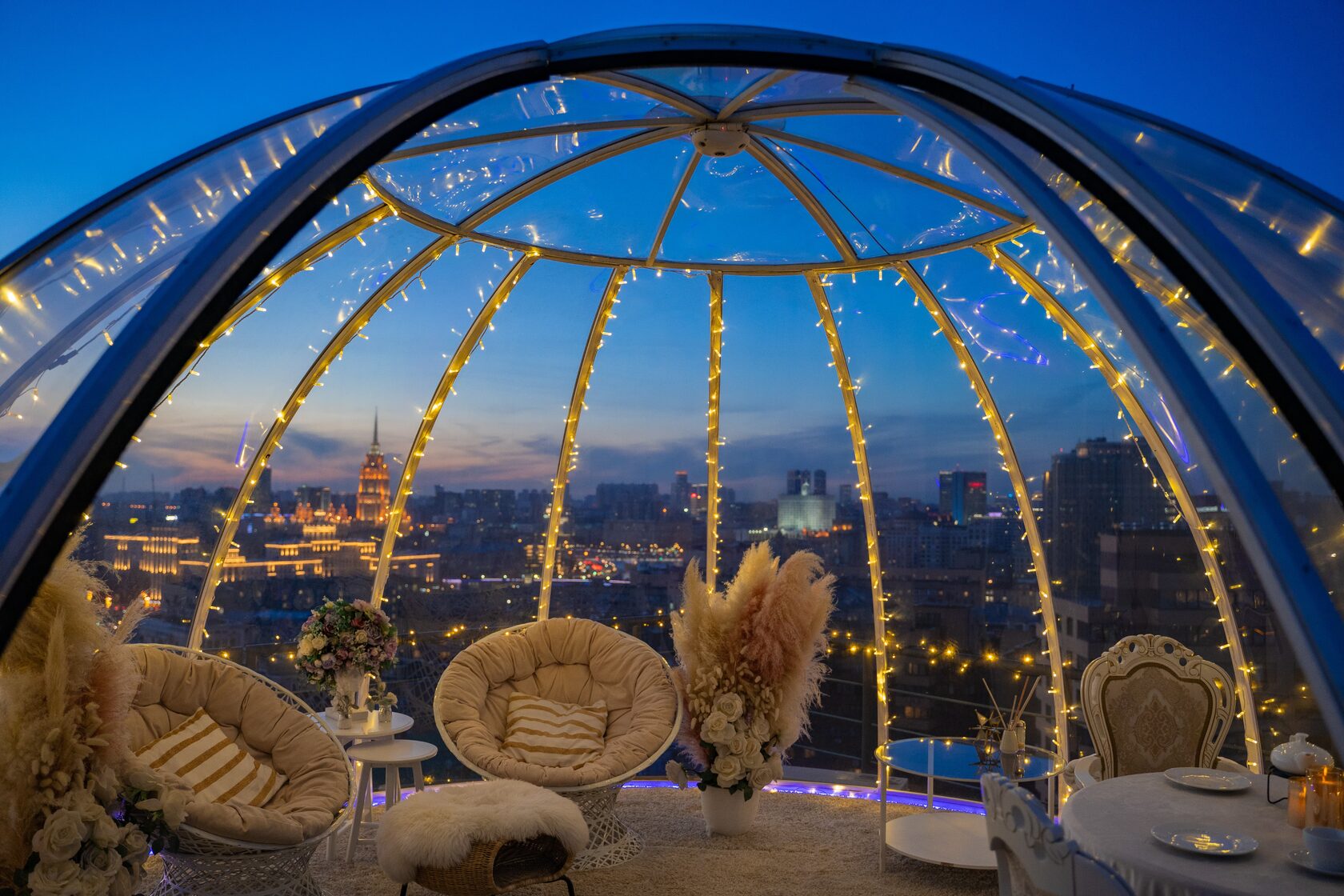 Романтическое свидание на крыше с фотосессией в Москве, романтический ...