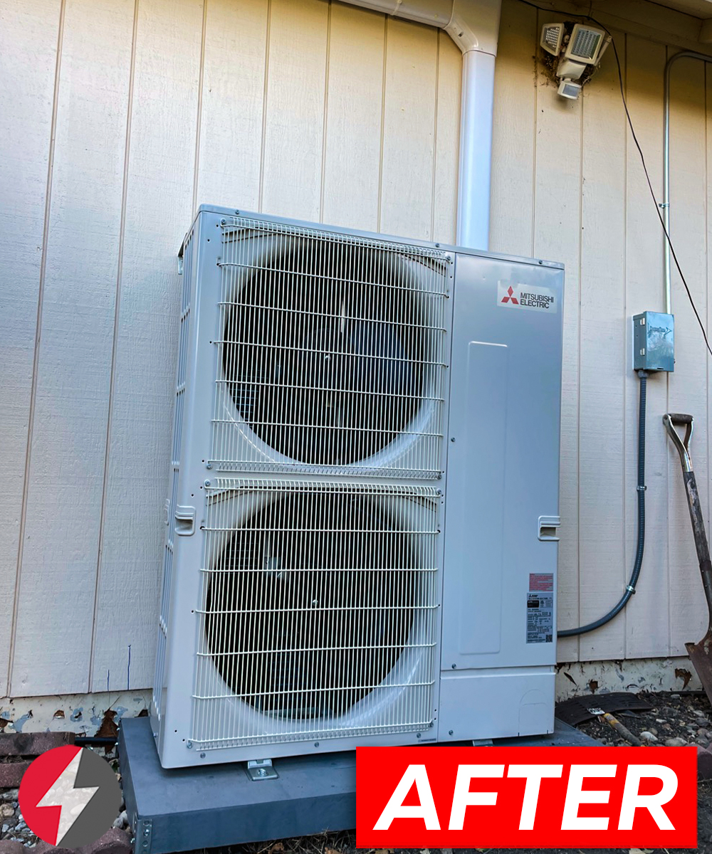 Mitsubishi Ductless Heat Pump Installation In Santa Clara, California